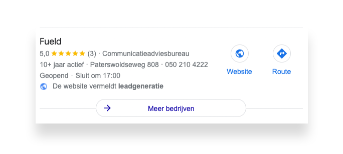 local SEO groningen fueld